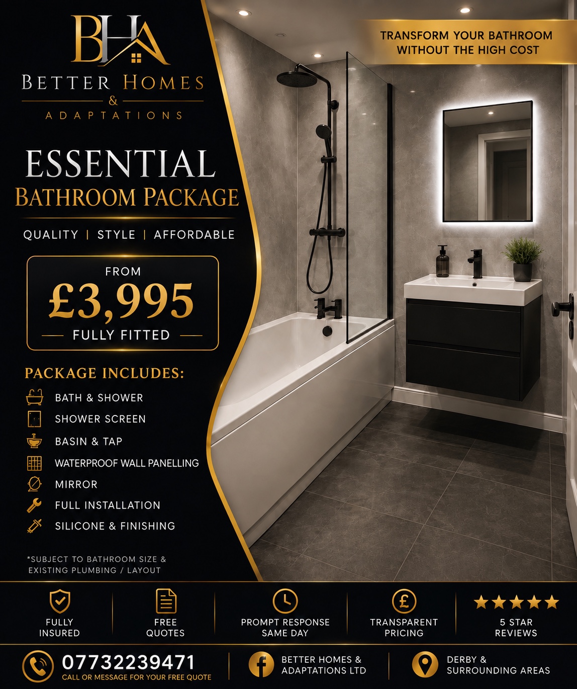 BHA Essential Bathroom Collection